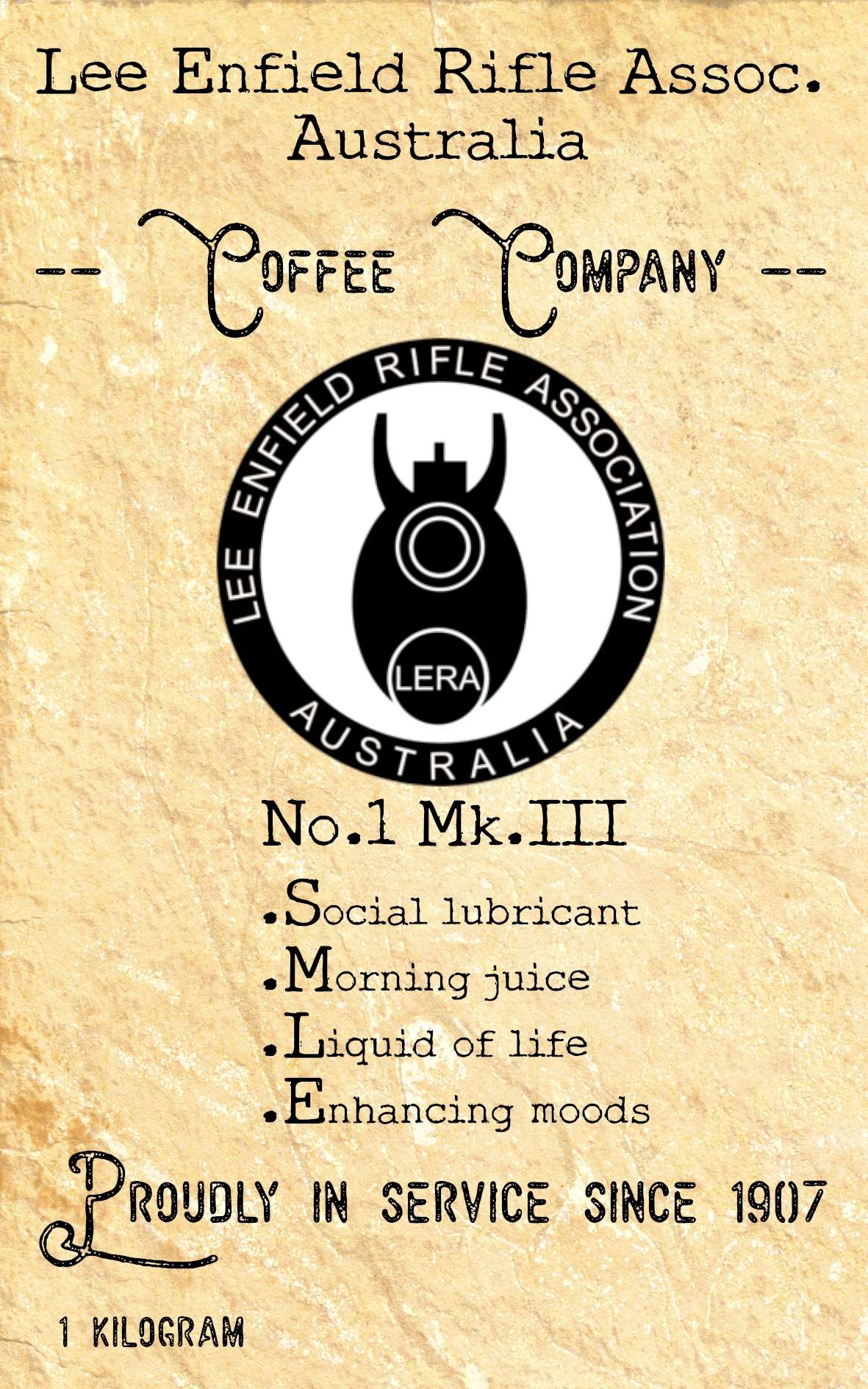 LERAA 'No.1 MkIII' coffee beans 1kg